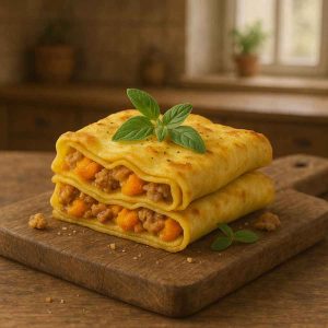 Crespelle Zucca/Salsiccia/Morlacco